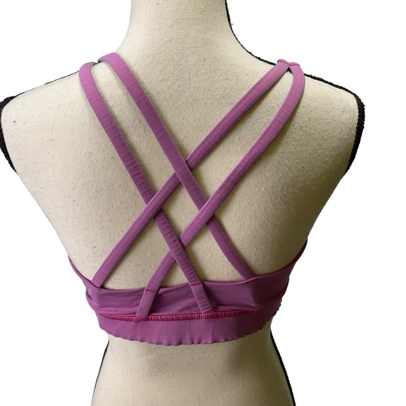 Lululemon Energy Bra Sz 10 Medium Support Velvet Dust - Picture 7 of 11